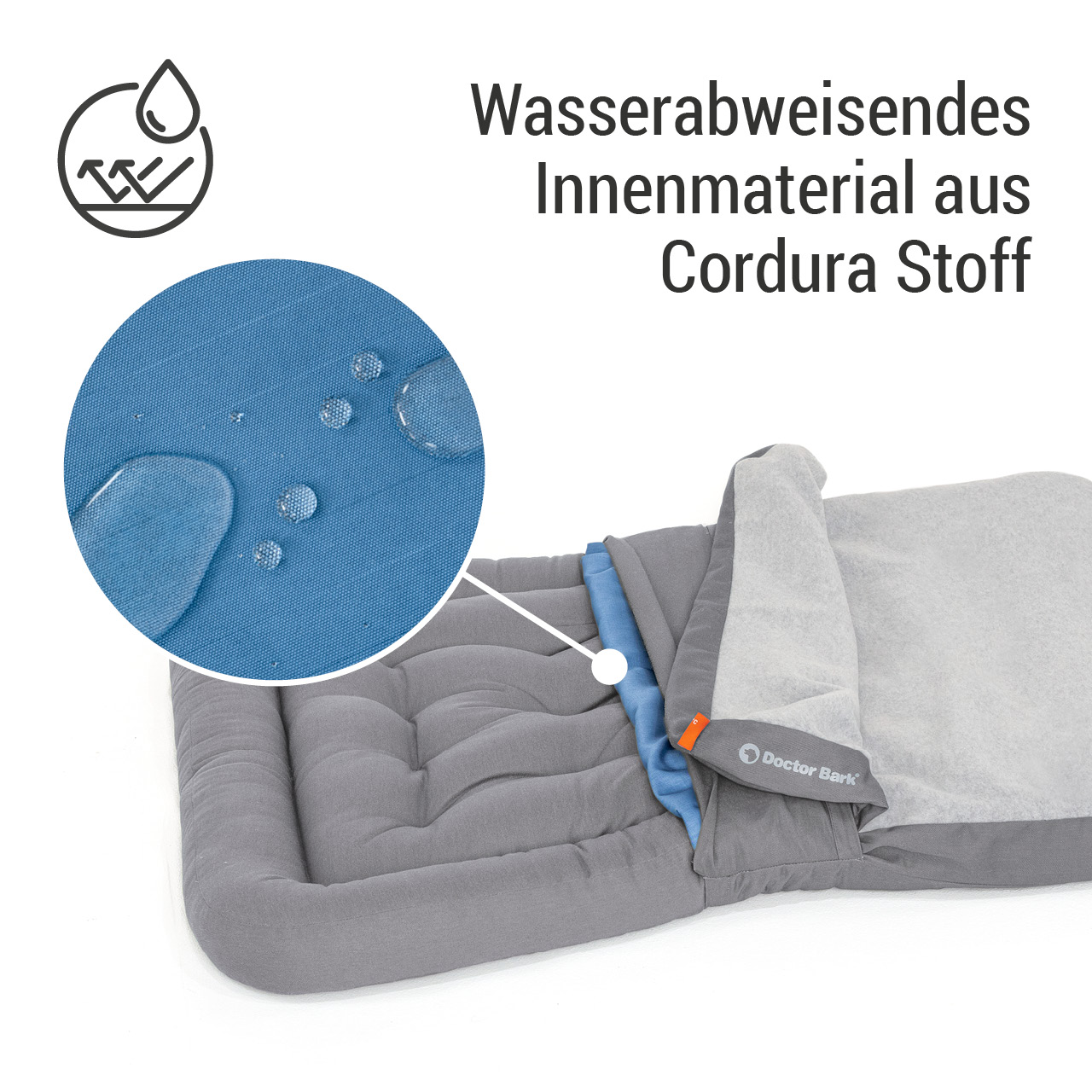 Wechselbezug für Lounge-Kissen | hellgrau Fleece L 