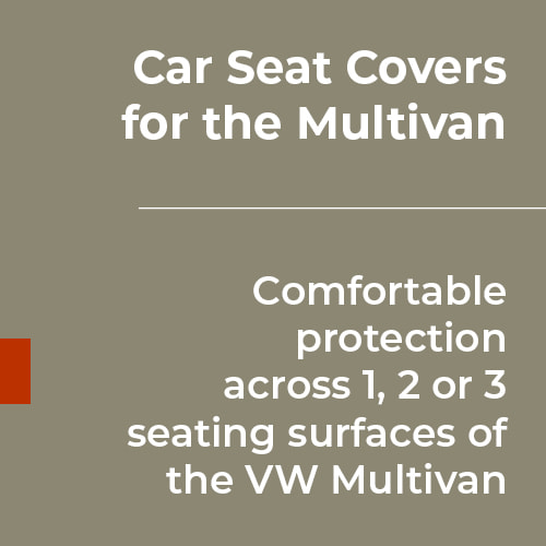 Doctor Bark car seat covers for the Multivan – comfortable protection for 1, 2 or 3 seating surfaces of the VW Multivan