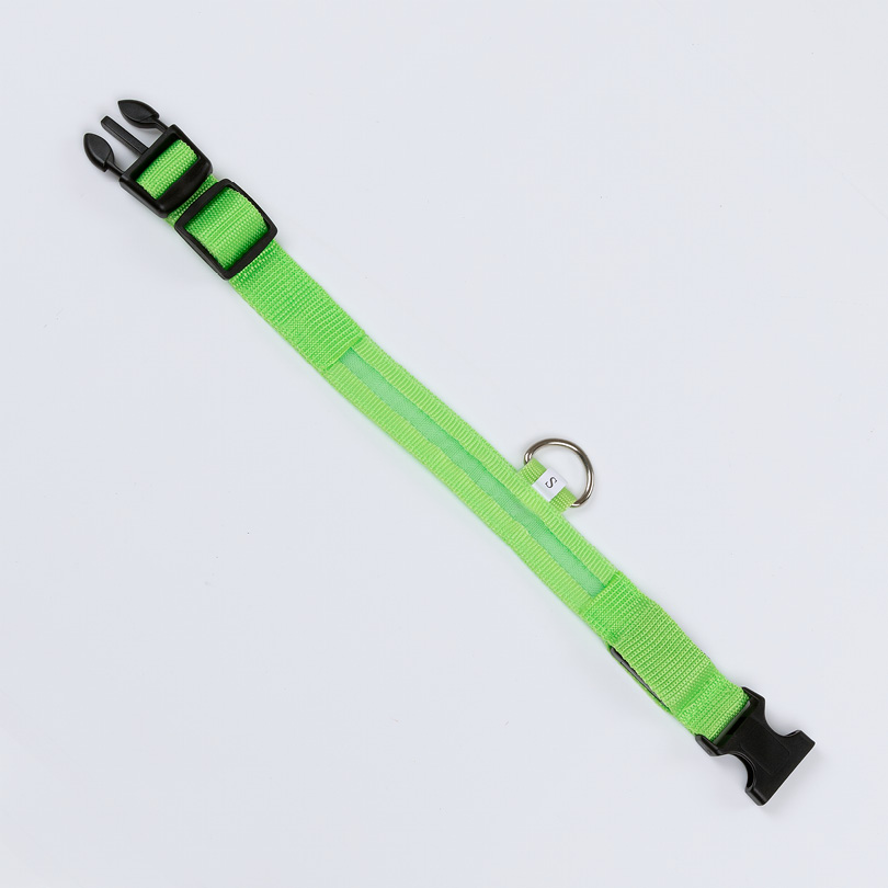 GRATIS - Leuchthalsband S (34-42 cm) Grün