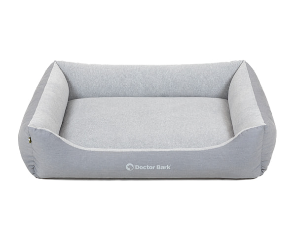 Cama suave y cómoda para perros Doctor Bark Green Label con acolchado suave