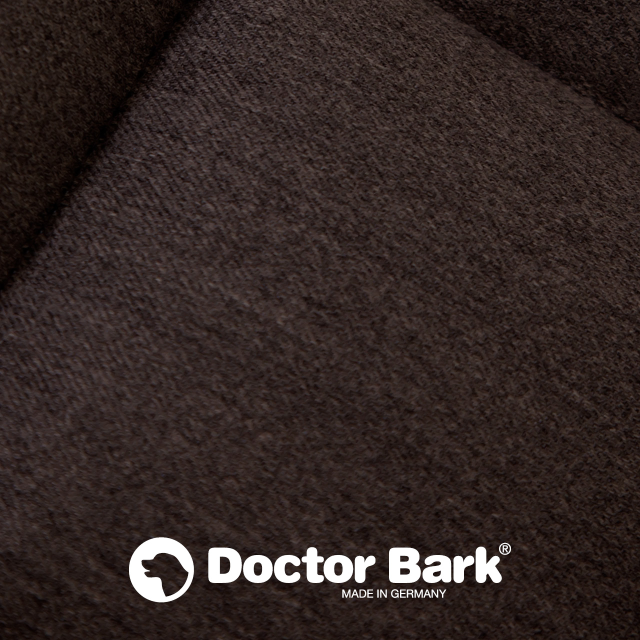 eckiges Doctor Bark Hundebett mit Rand Gr. L - braun eckiges Doctor Bark Hundebett mit Rand Gr. L - braun