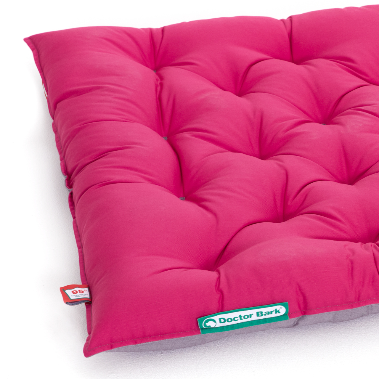 Hundekissen URBAN platingrau - hot pink M Hundekissen URBAN platingrau - hot pink M