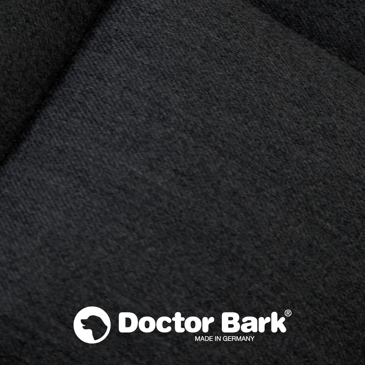 gepolsterte Einlegedecke für Doctor Bark Hundebett Gr. S - schwarz