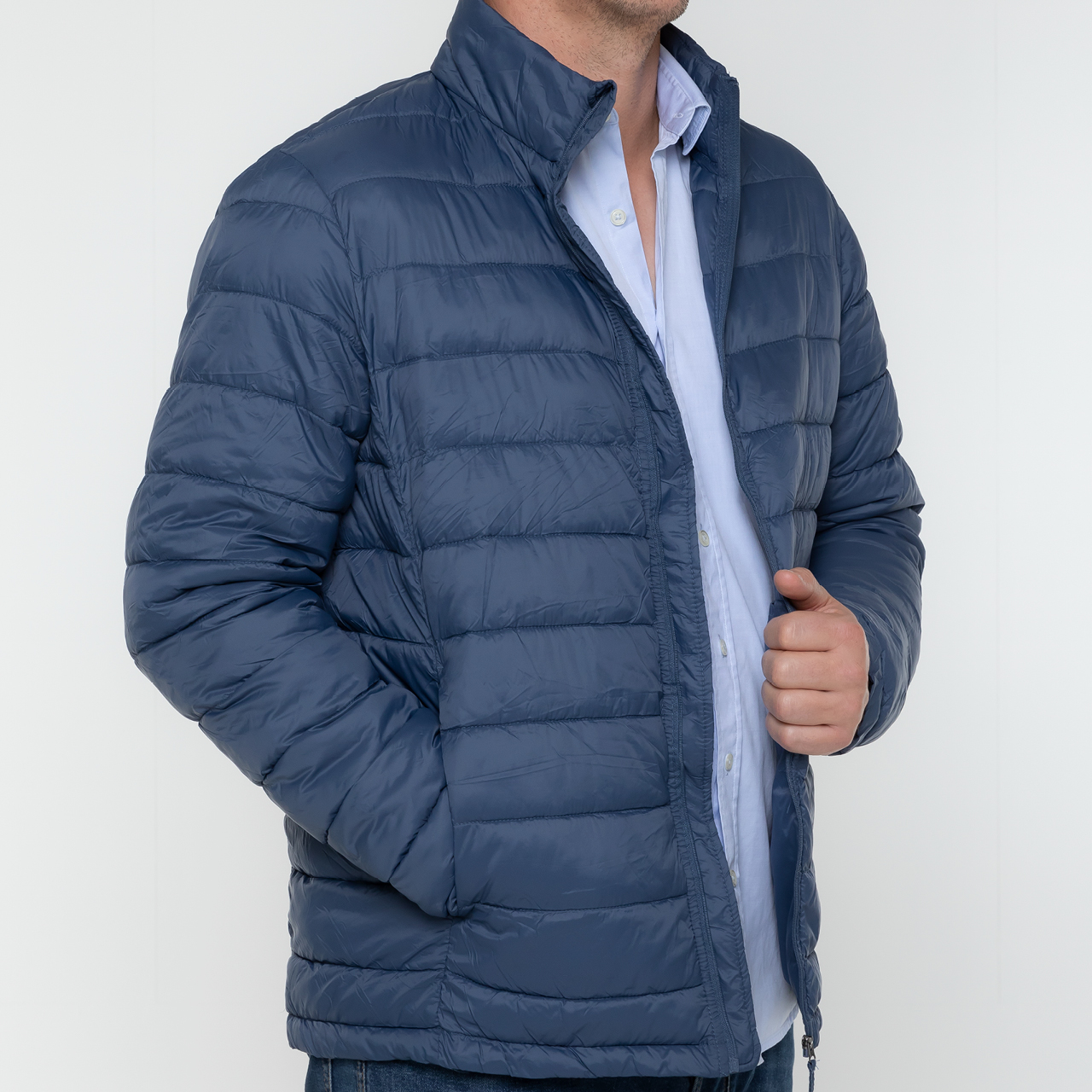 Quilted Jackets for men's in blue L/XL