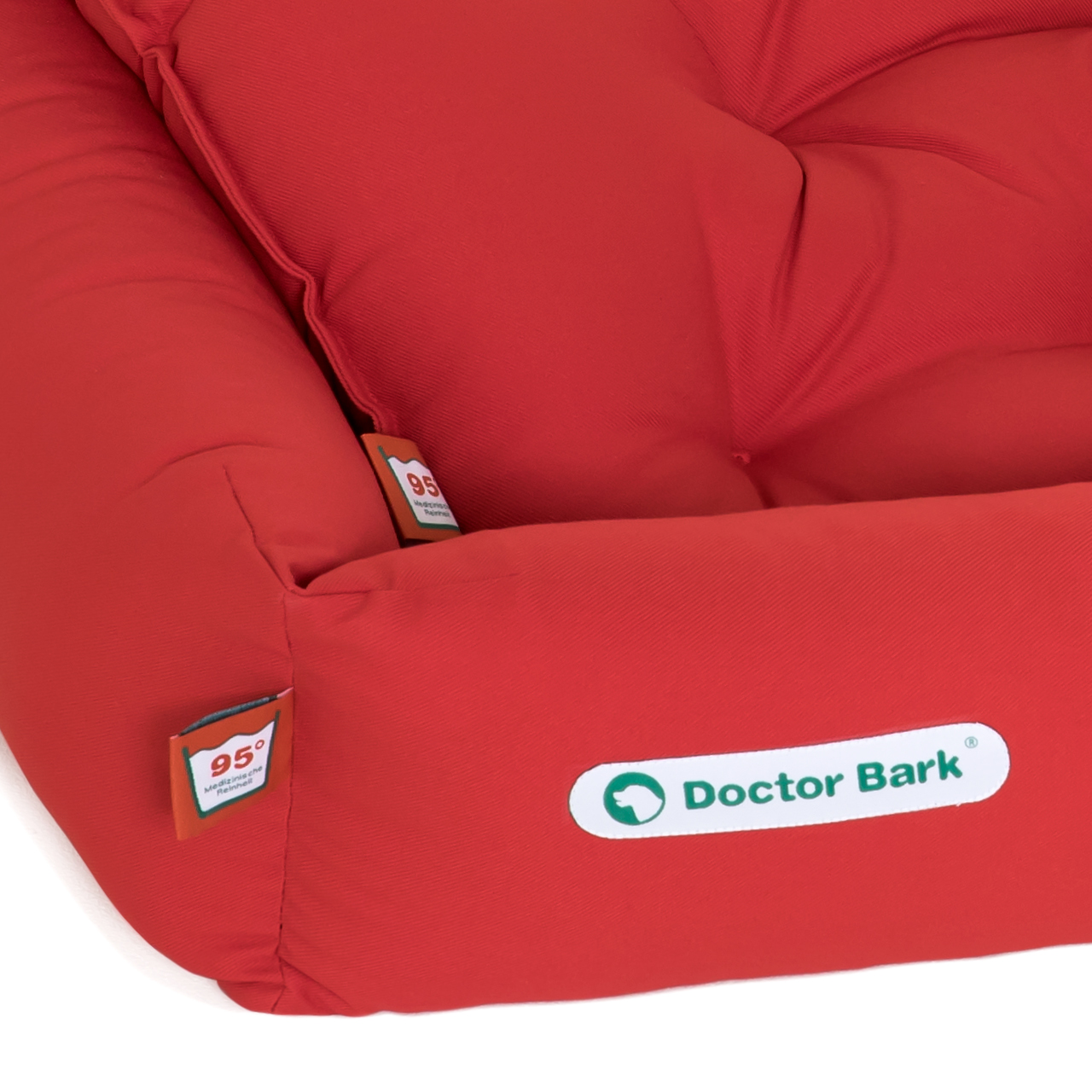 SET Hundebett + Einlegekissen tomate M SET Hundebett + Einlegekissen tomate M
