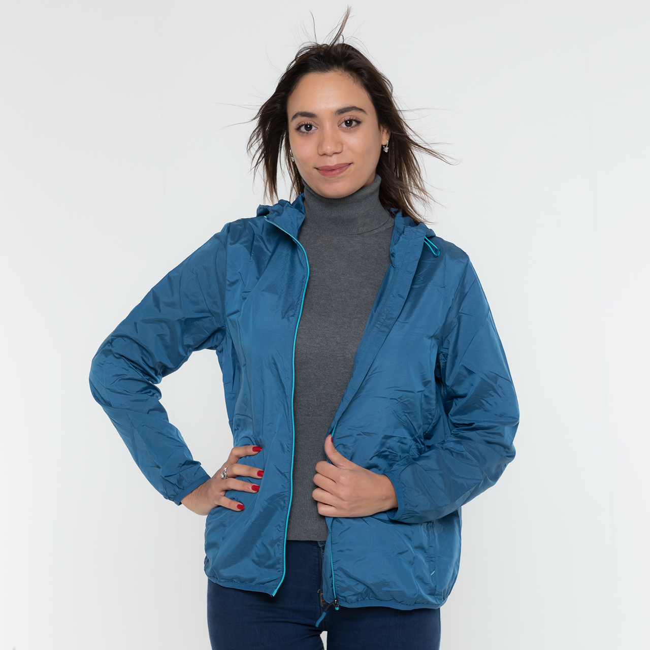 All season women jackets in blue L/XL
