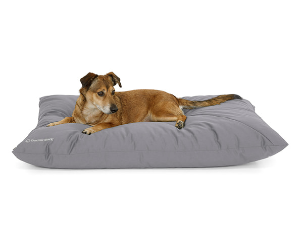 Weiches & komfortables Doctor Bark Country-Kissen Green Label mit Hund und weicher, kuscheliger Liegefläche