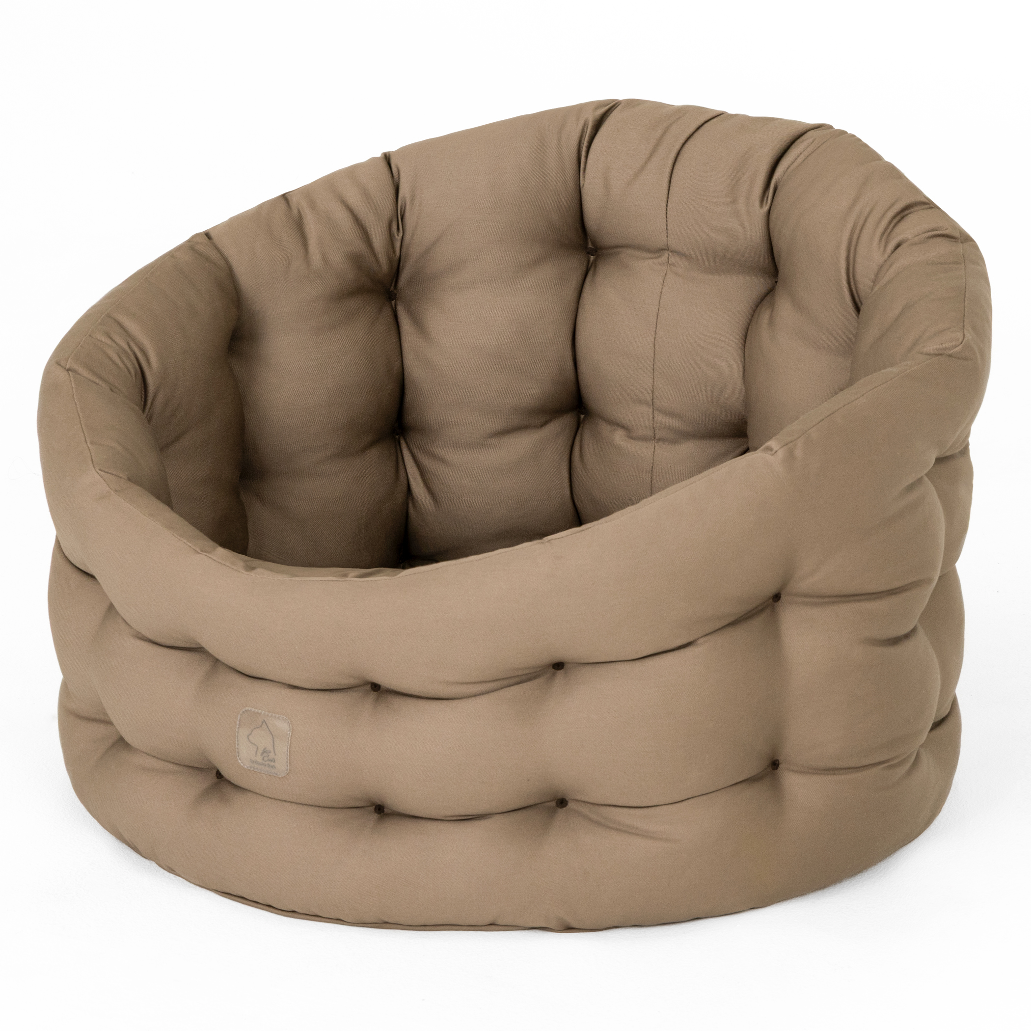 Deluxe Bett für den Kater | Goldbraun