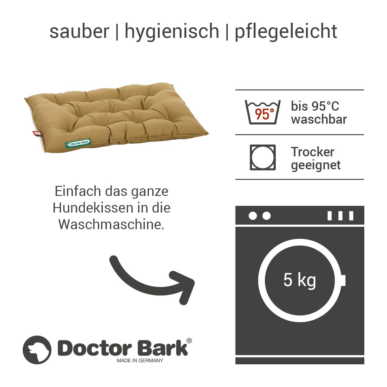 Hundekissen URBAN beige S Hundekissen URBAN beige S