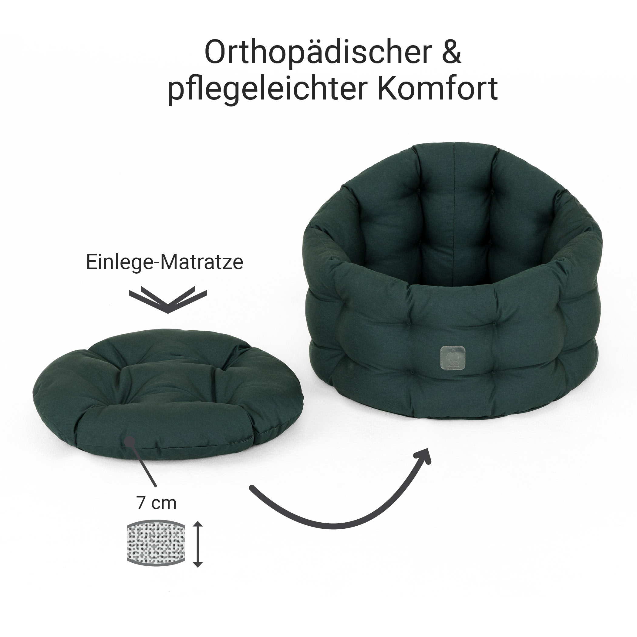 Katzenbett Deluxe | KATZE | Grün