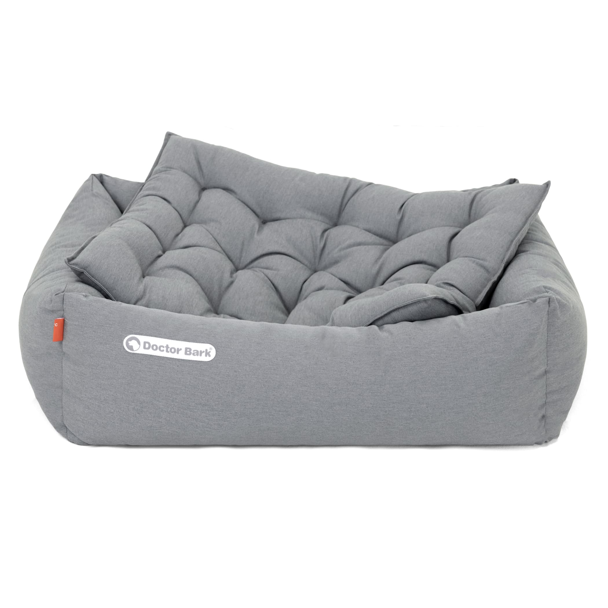 Orthopädisches Hundebett | Hellgrau | S