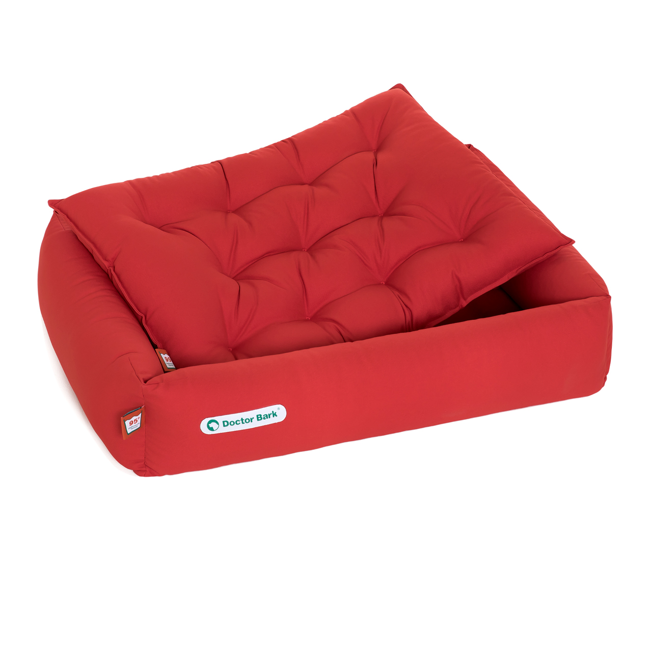 SET Hundebett + Einlegekissen tomate M SET Hundebett + Einlegekissen tomate M