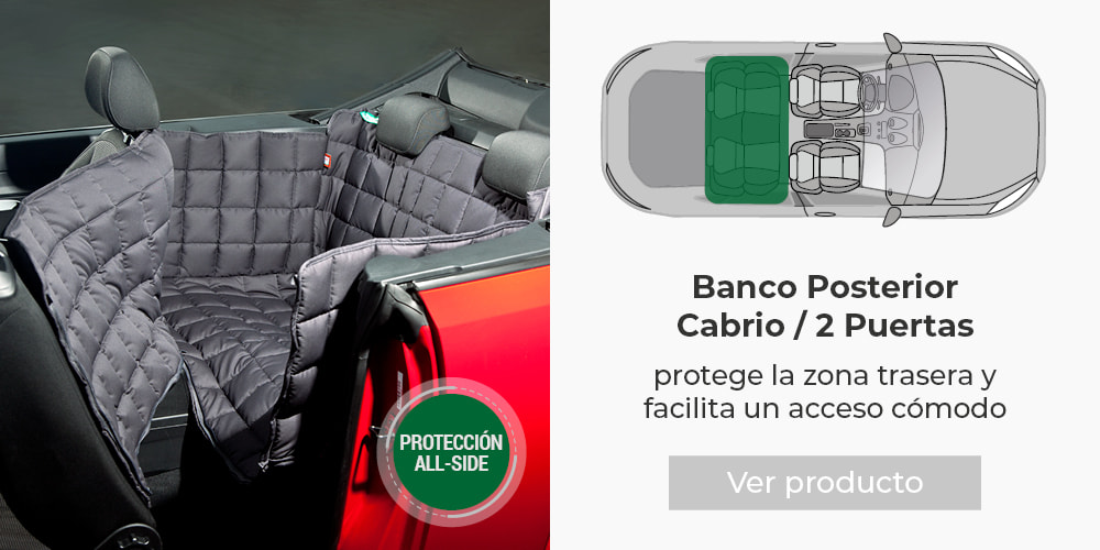 Doctor Bark funda protectora para el banco posterior en descapotables y coches de 2 puertas