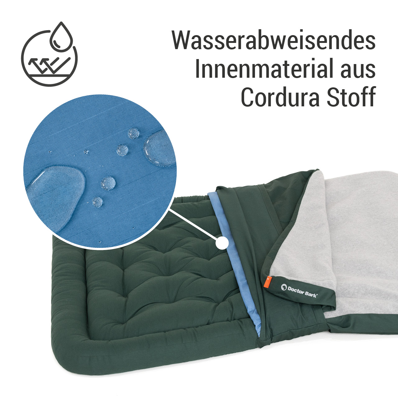 Wechselbezug für Lounge-Kissen | grün Fleece XXL 