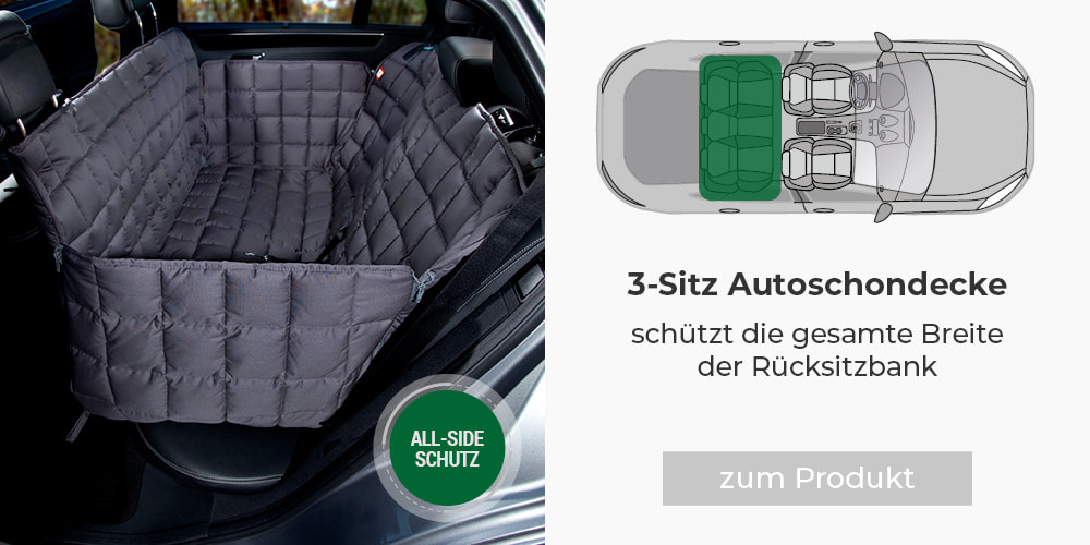 Doctor Bark 3-Sitz Autoschondecke für die gesamte Rückbank