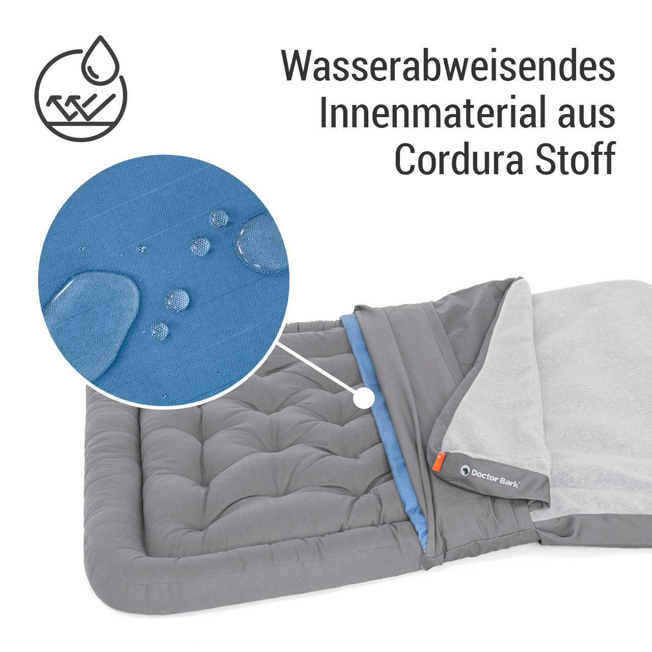 Wechselbezug für Lounge-Kissen | hellgrau Fleece XXL 