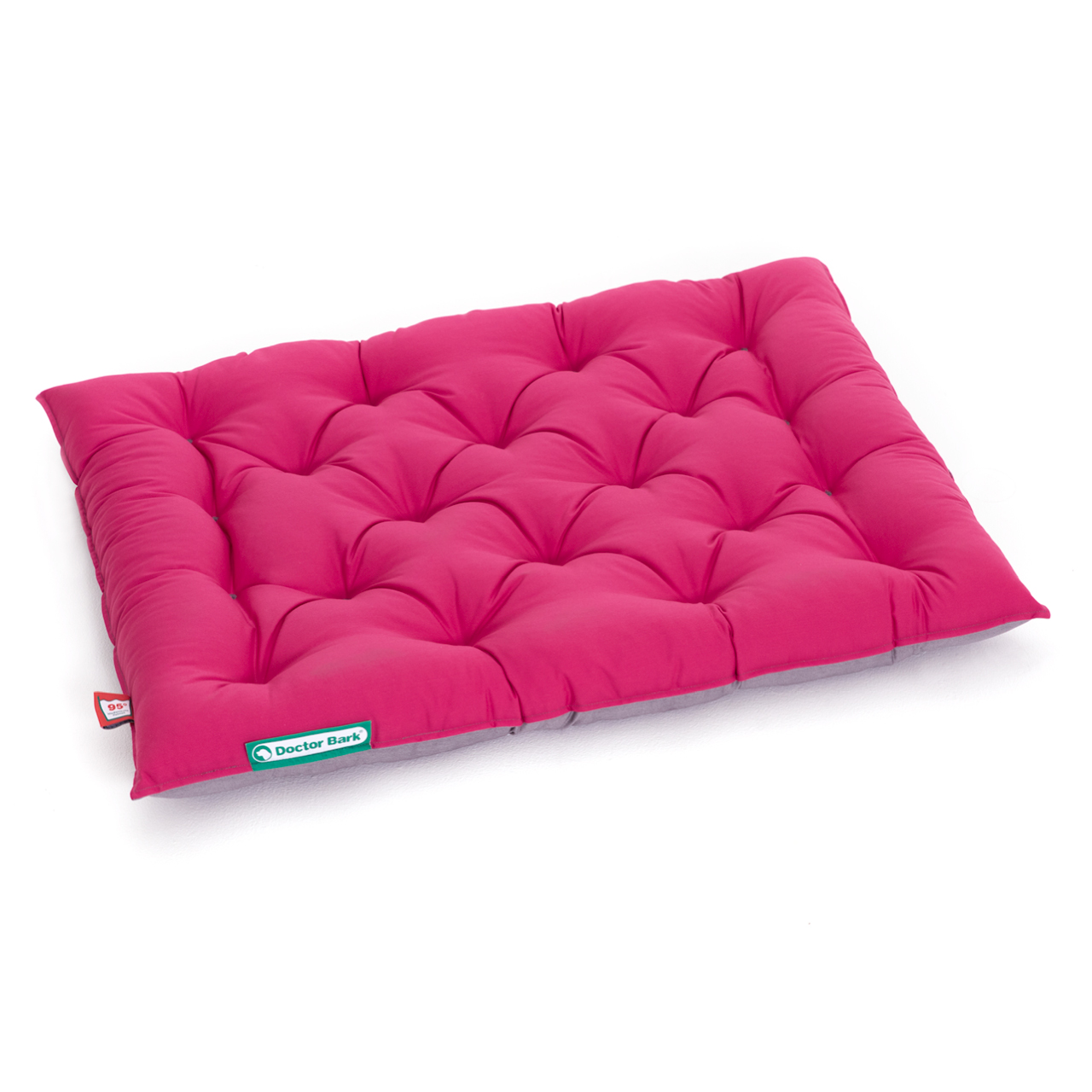 Hundekissen URBAN platingrau - hot pink L Hundekissen URBAN platingrau - hot pink L