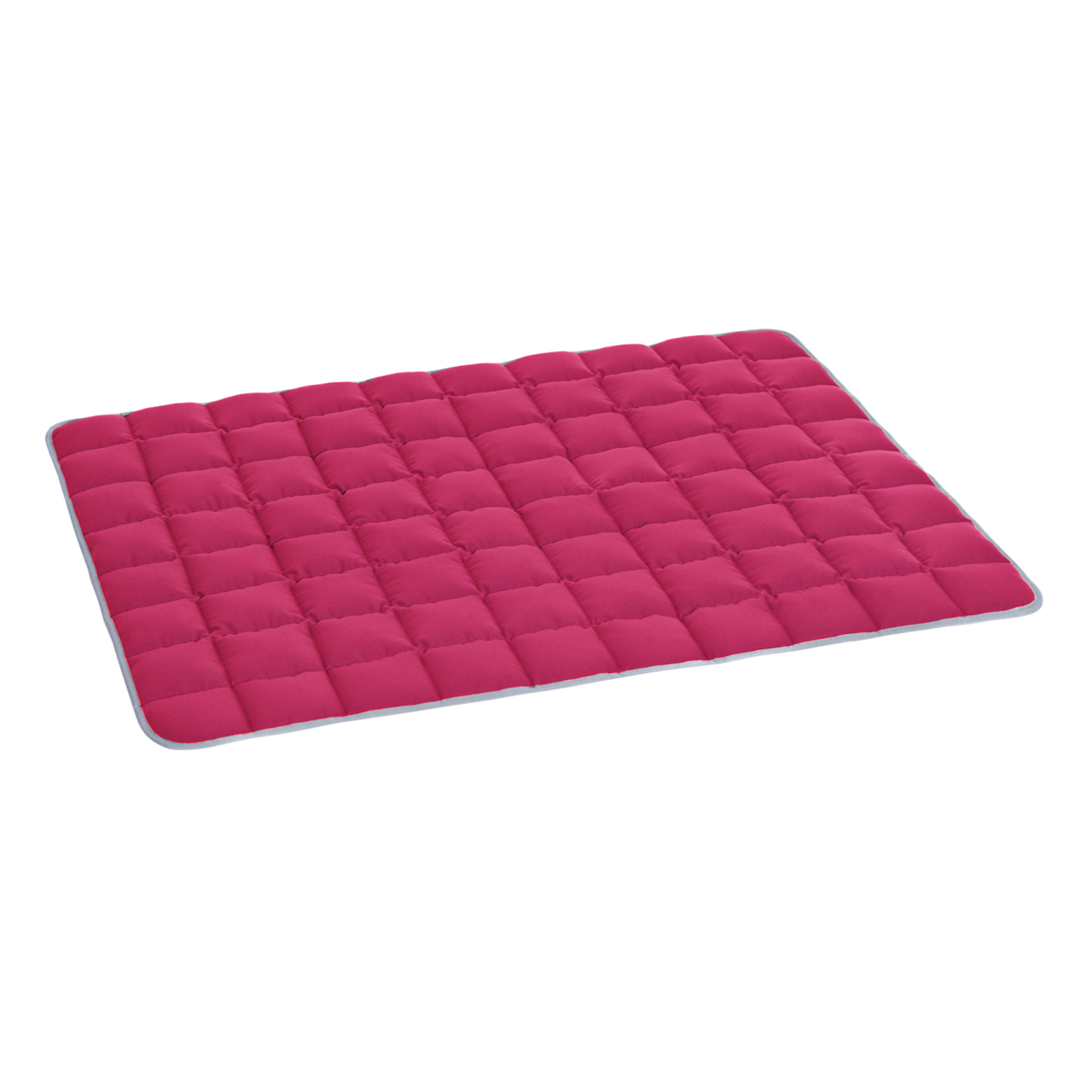 Wendedecke platingrau - hot pink L Wendedecke platingrau - hot pink L