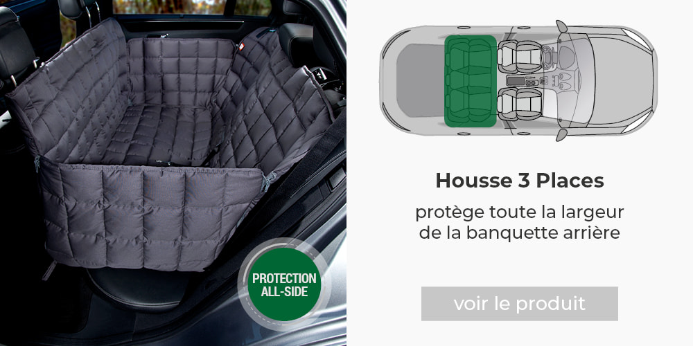 Housse de protection Doctor Bark 3 places pour toute la banquette arrière
