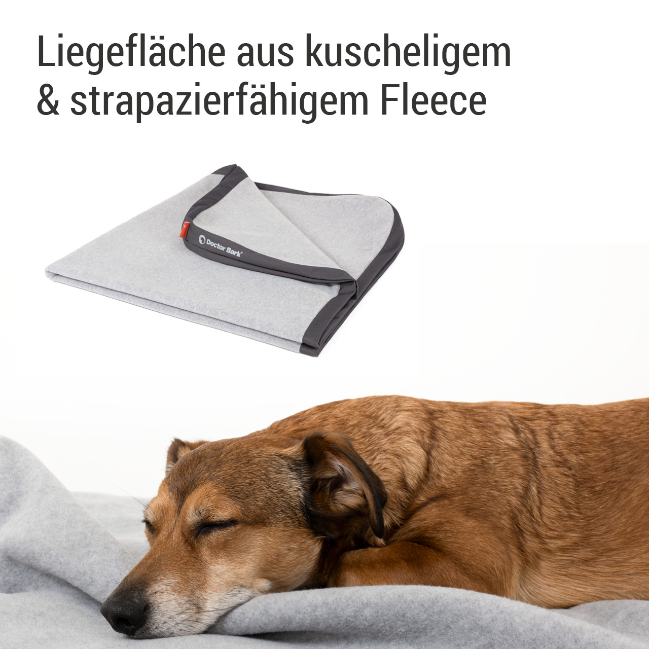 Wechselbezug für Lounge-Kissen | grau Fleece XXL