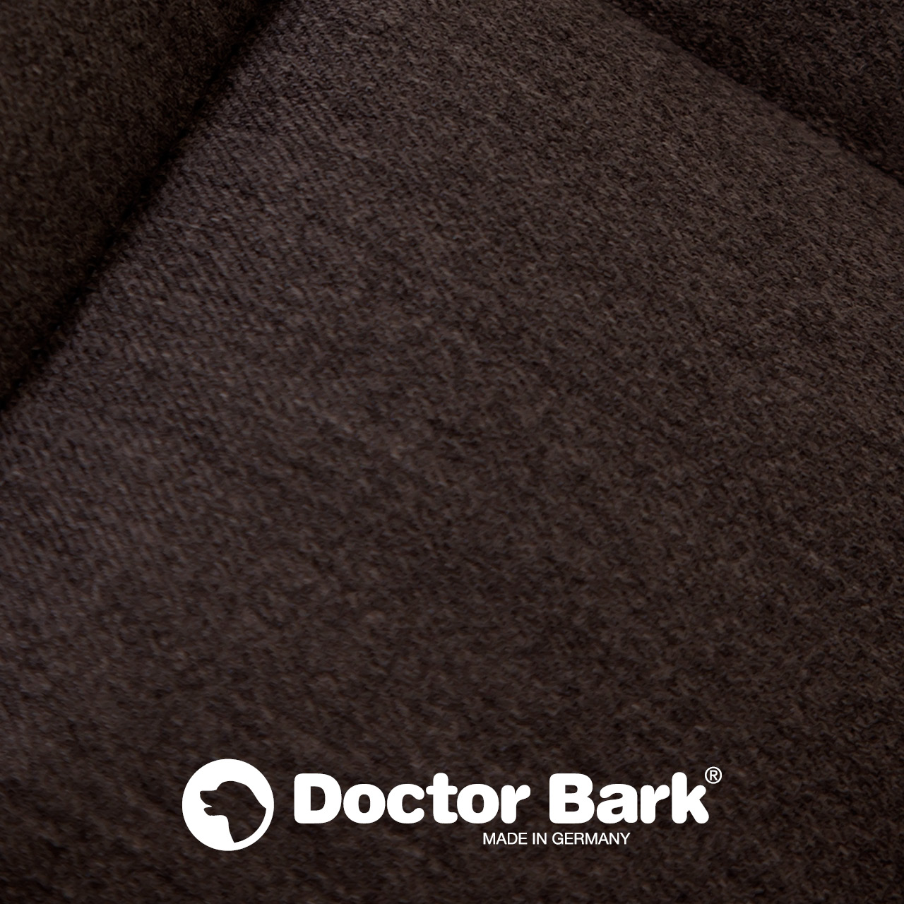 eckiges Doctor Bark Hundebett mit Rand - braun eckiges Doctor Bark Hundebett mit Rand - braun
