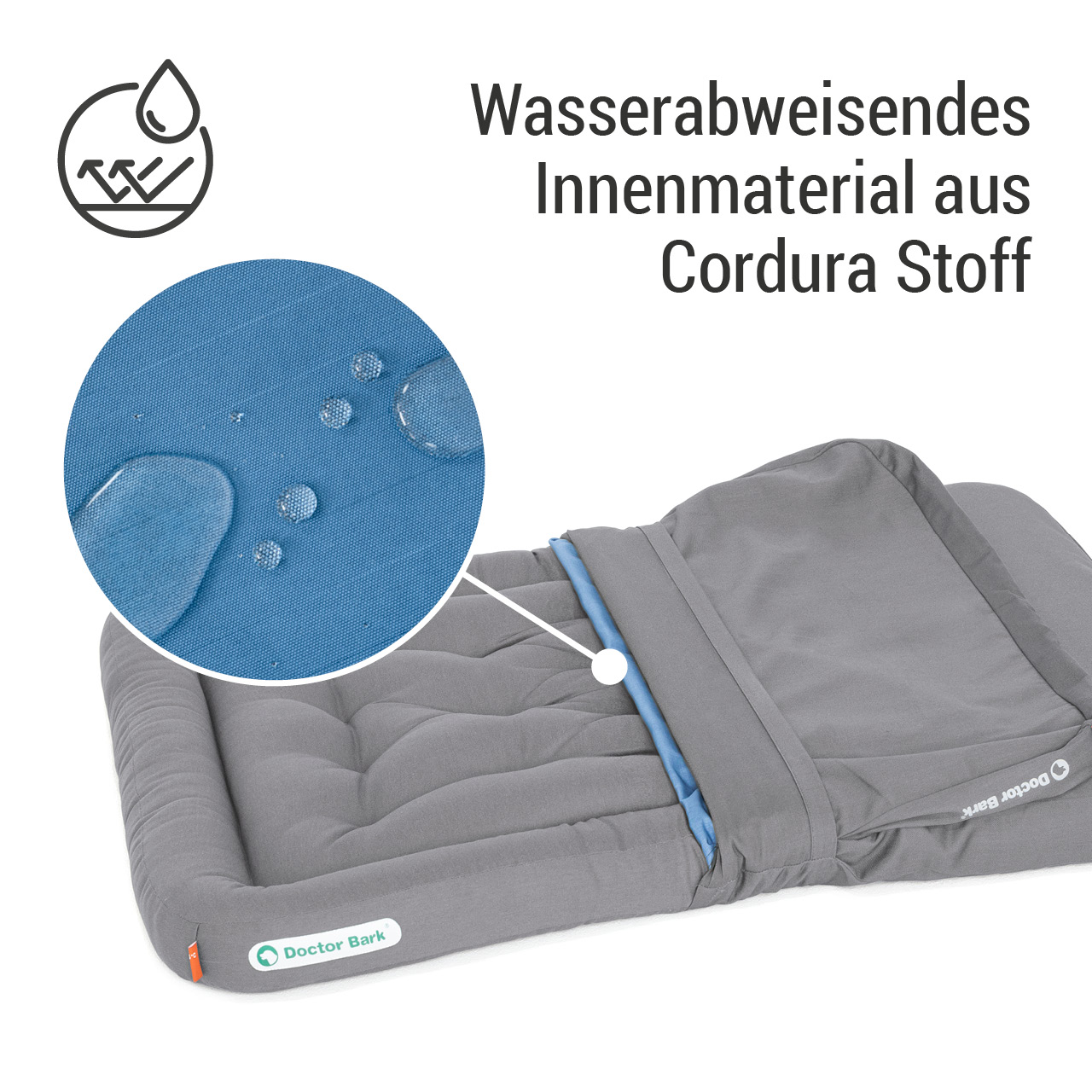 Wechselbezug für Lounge-Kissen | hellgrau Stoff XL 