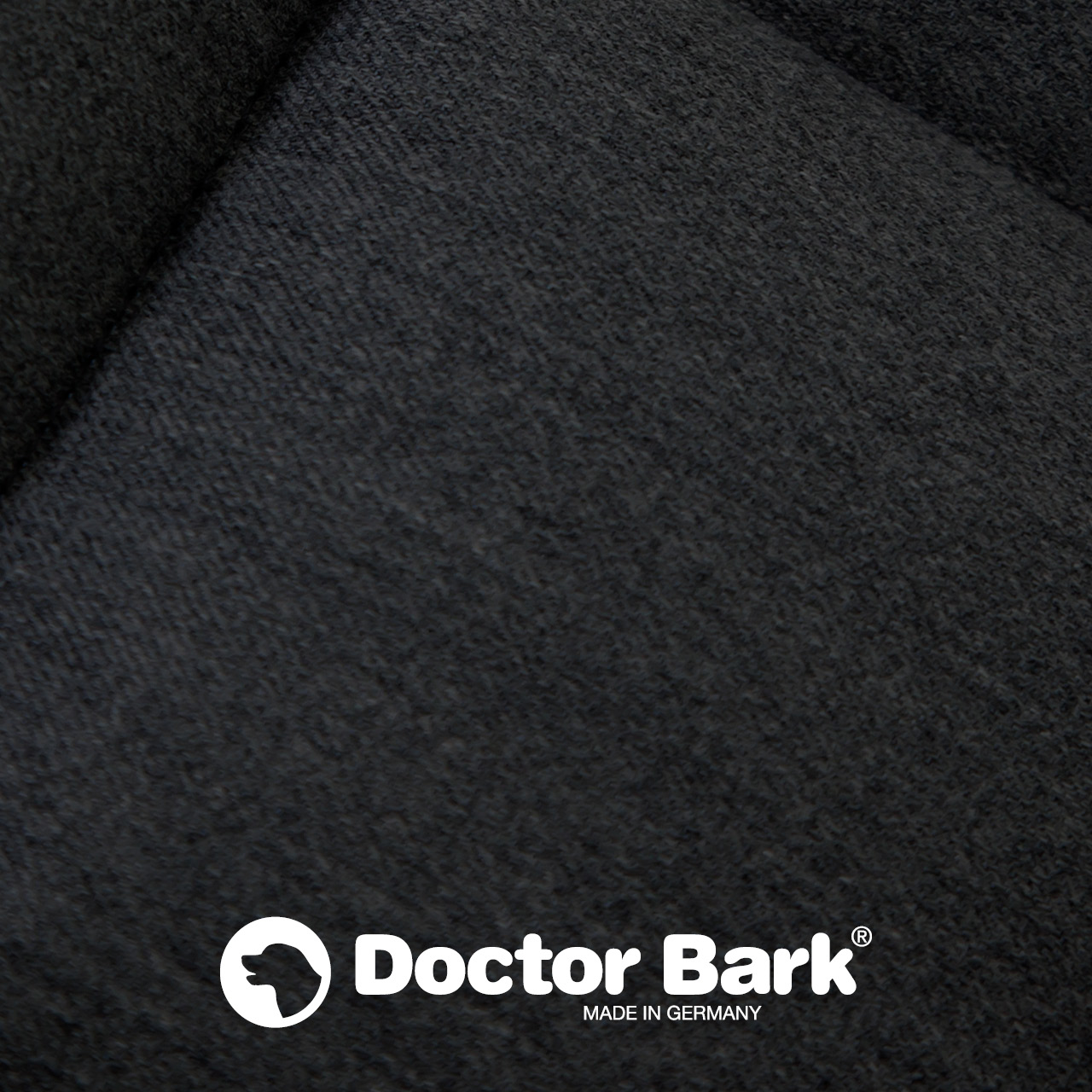 gepolsterte Einlegedecke für Doctor Bark Hundebett Gr. M - schwarz