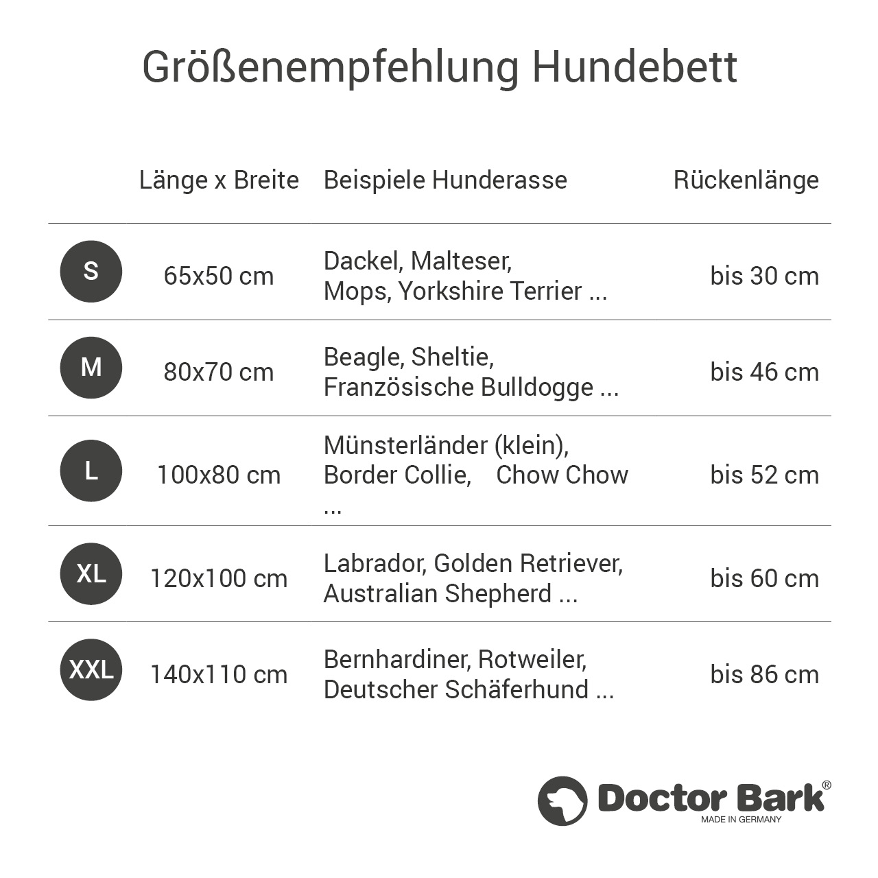 eckiges Doctor Bark Hundebett mit Rand Gr. S - hellgrau eckiges Doctor Bark Hundebett mit Rand Gr. S - hellgrau