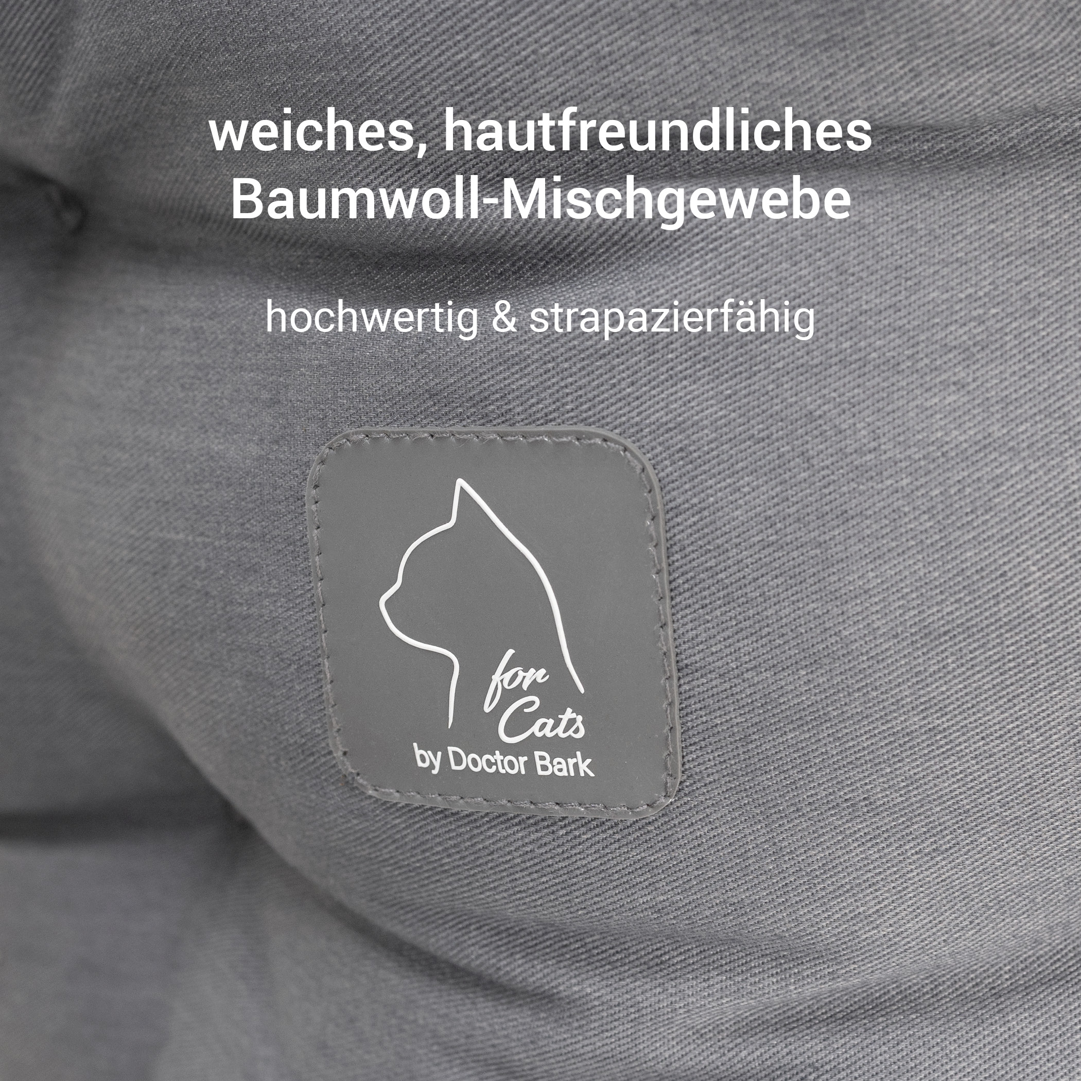 Katzenbett Deluxe | Katze | Hellgrau