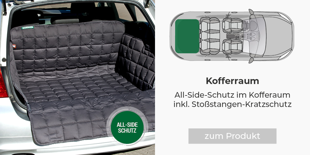 Doctor Bark Autoschondecke für den Kofferraum mit All-Side-Schutz und Stoßstangen-Kratzschutz