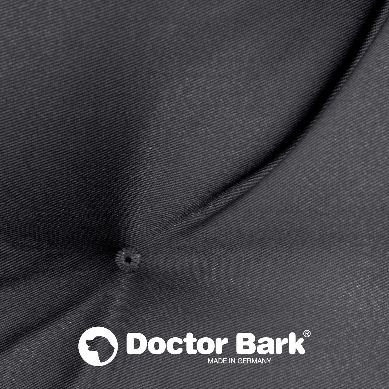 orthopädisches Einlegekissen für Doctor Bark Hundebett - grau