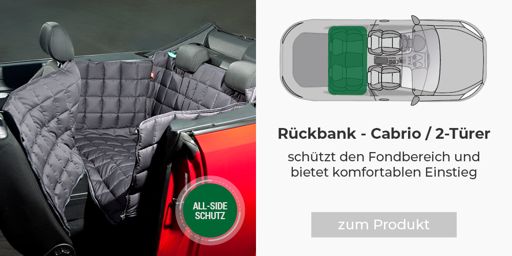 Doctor Bark Autoschondecke für die Rückbank im Cabrio und 2-Türer