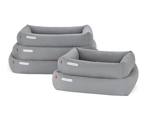 Cama ortopédica para perros Doctor Bark Red Label en varios tamaños con colchón extraíble de soporte