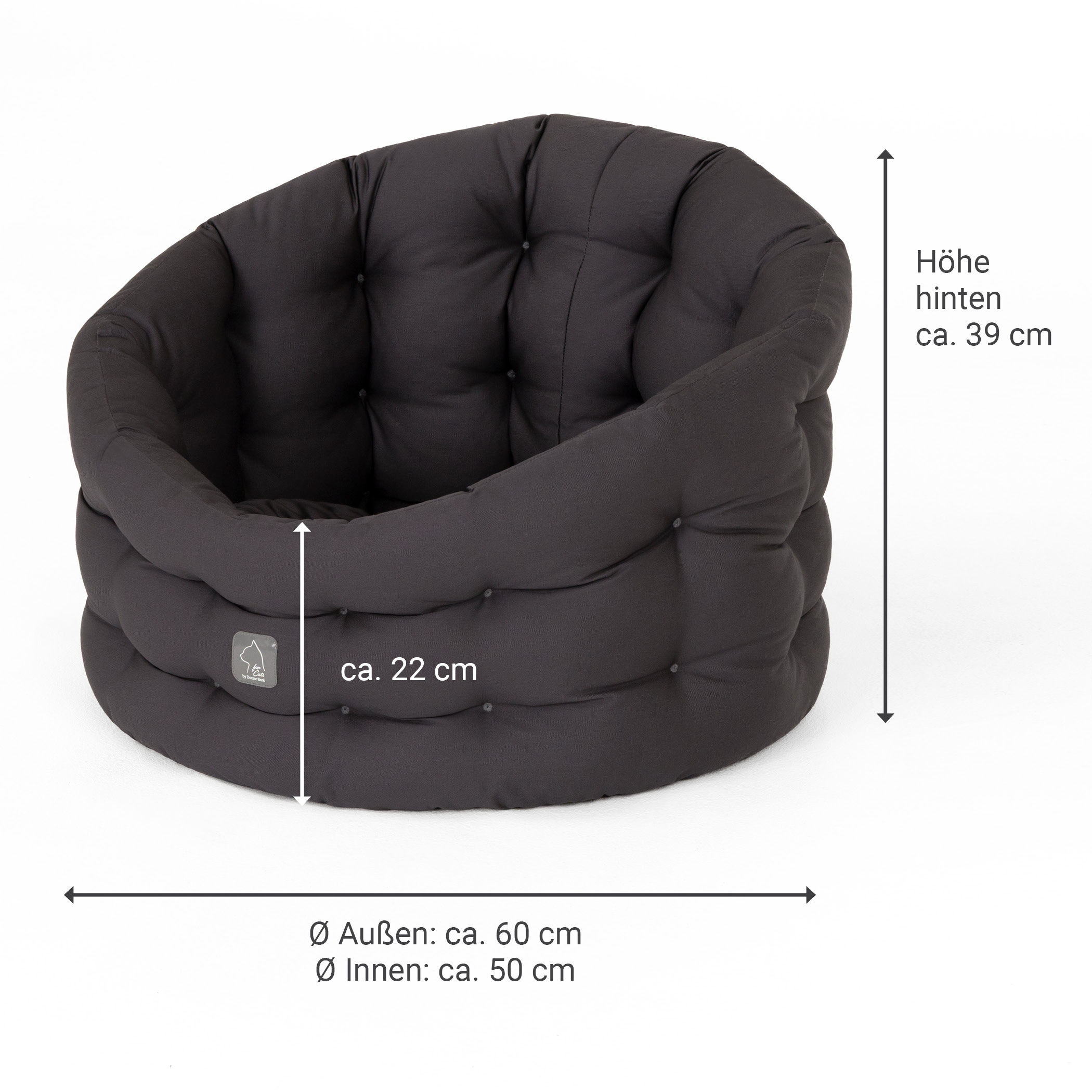 Deluxe Bett | KATER | Grau